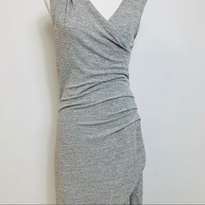 R D Style Asymmetrical Grey Sleeveless Dress Med‎